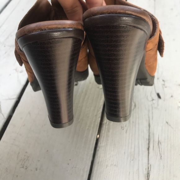 New Leather BOC Mule Clogs - Picture 4 of 8